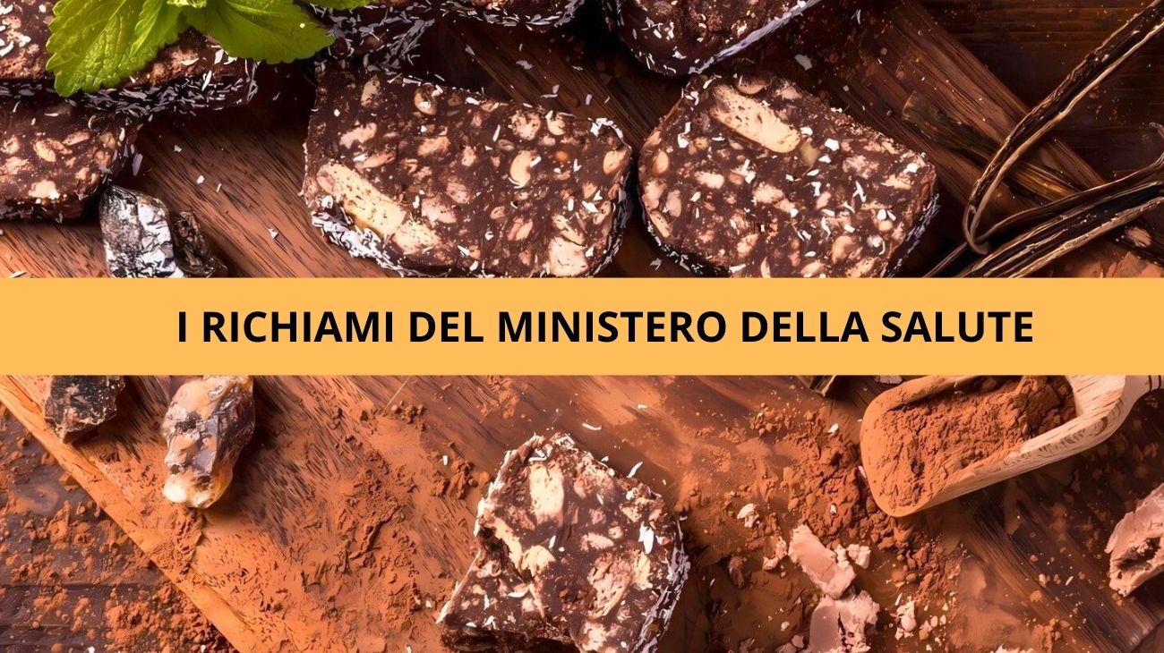 Cioccolato ritirate confezioni