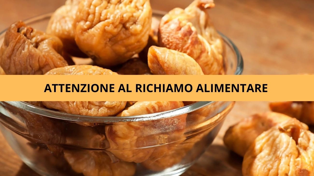 Frutta secca lotto ritirato