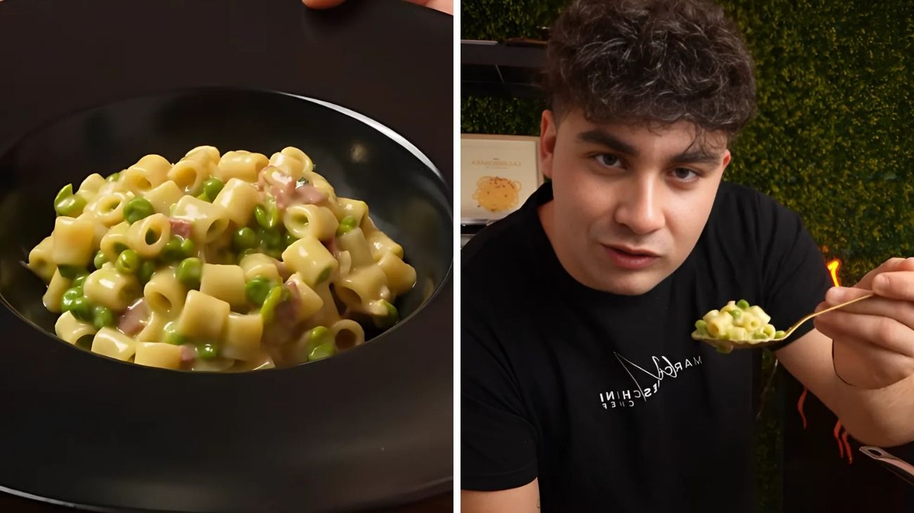 Pasta e piselli Meschini