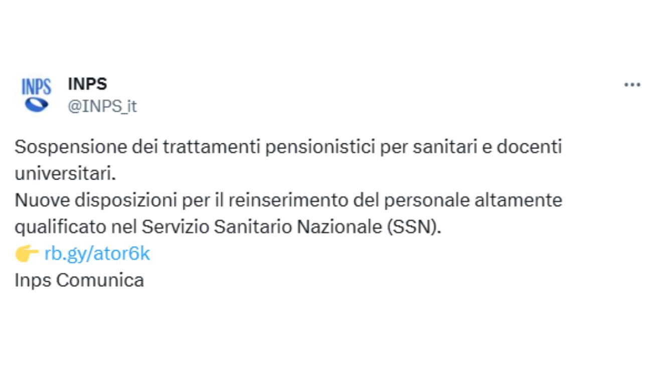 Pensione INPS