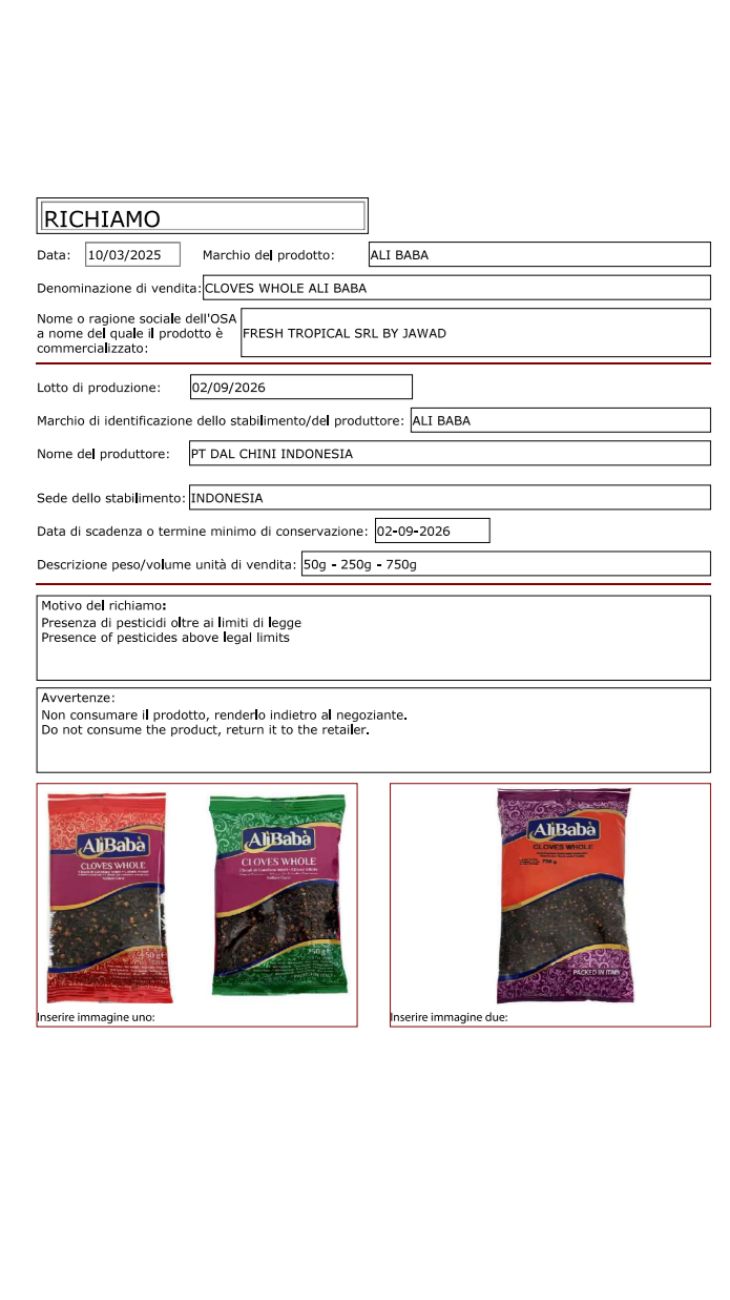 Chiodi di garofano
