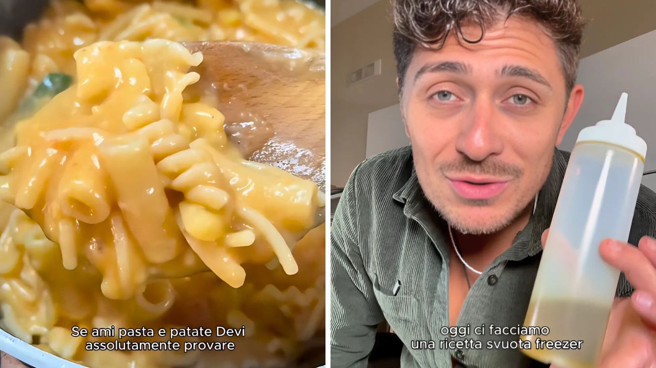 Pasta patate funghi Fabiuccio