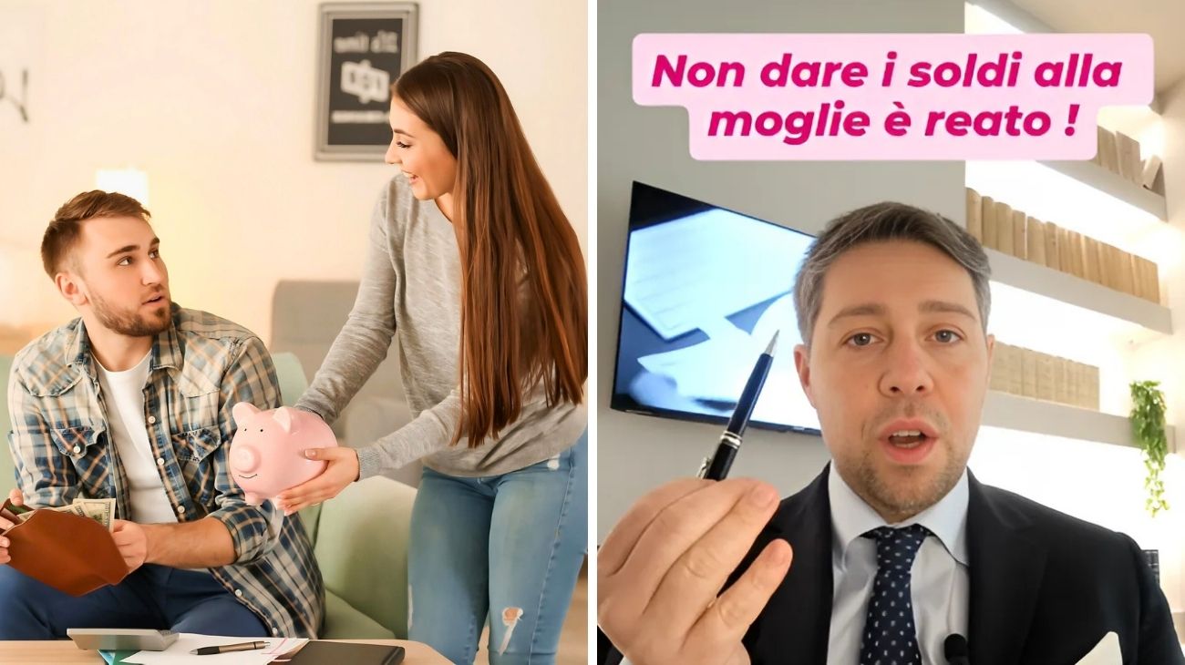 Soldi moglie reato