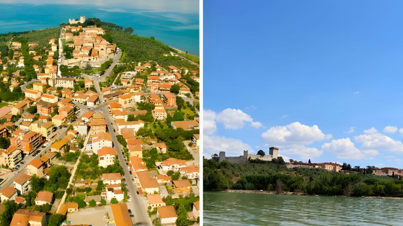 Umbria borgo lago