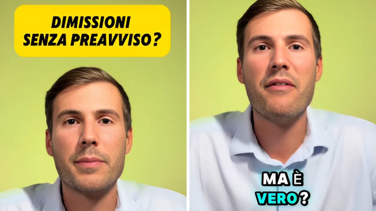 Dimissioni senza preavviso