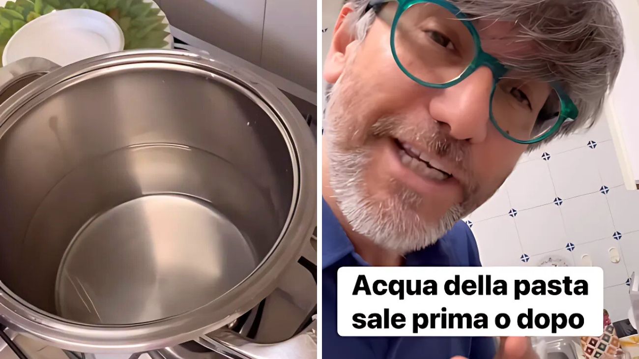 Pasta sale acqua