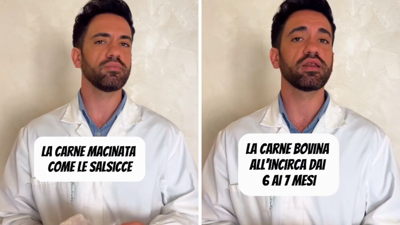 Carne tempo freezer