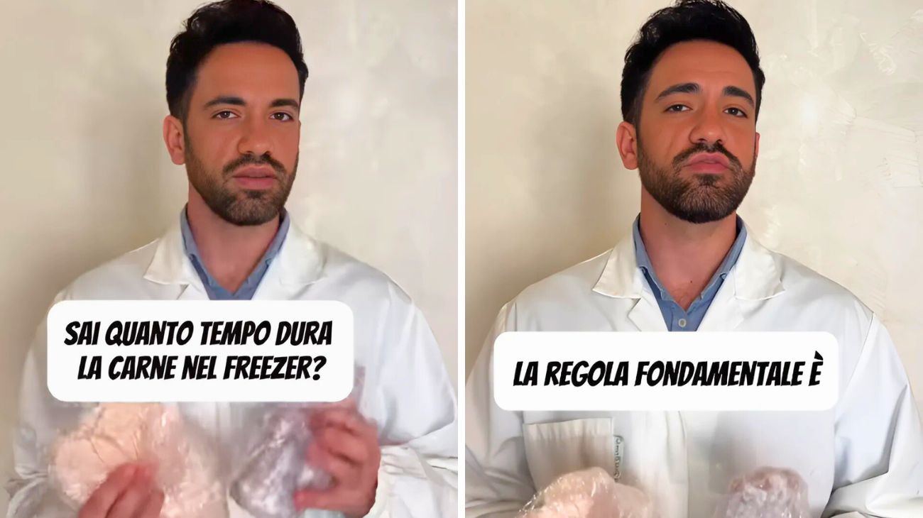 Carne tempo freezer