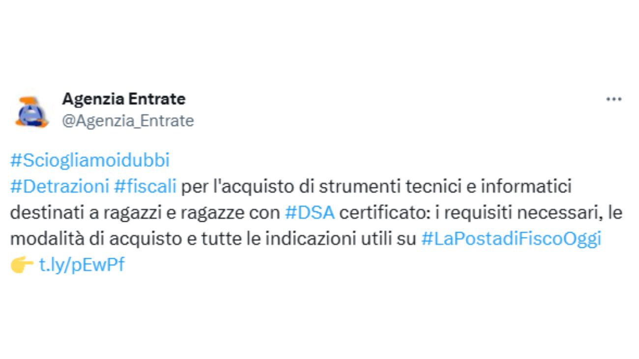 Detrazioni fiscali