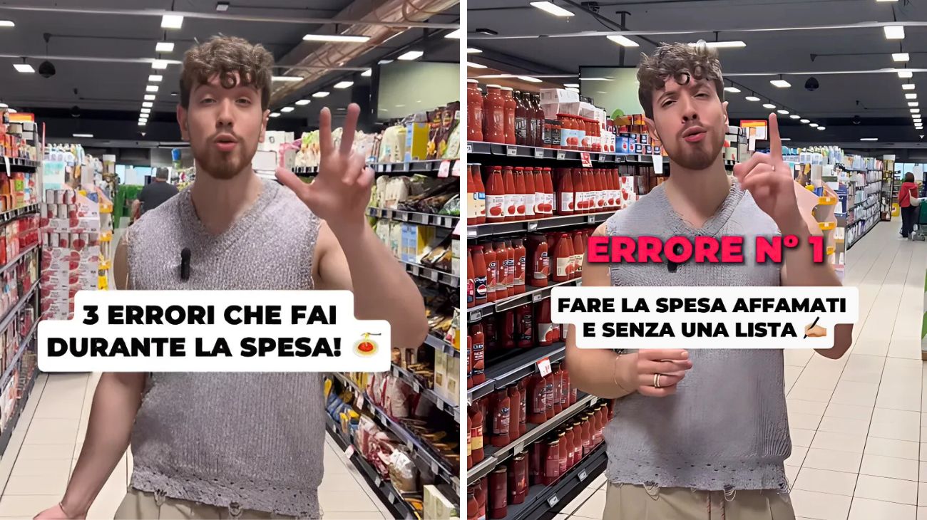 Supermercato spesa errori