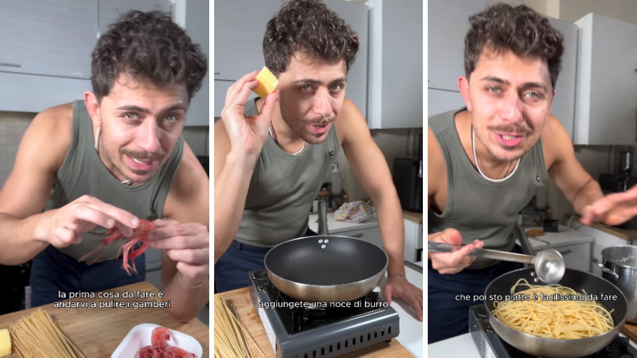 Tagliolini burro gamberi Fabiuccio