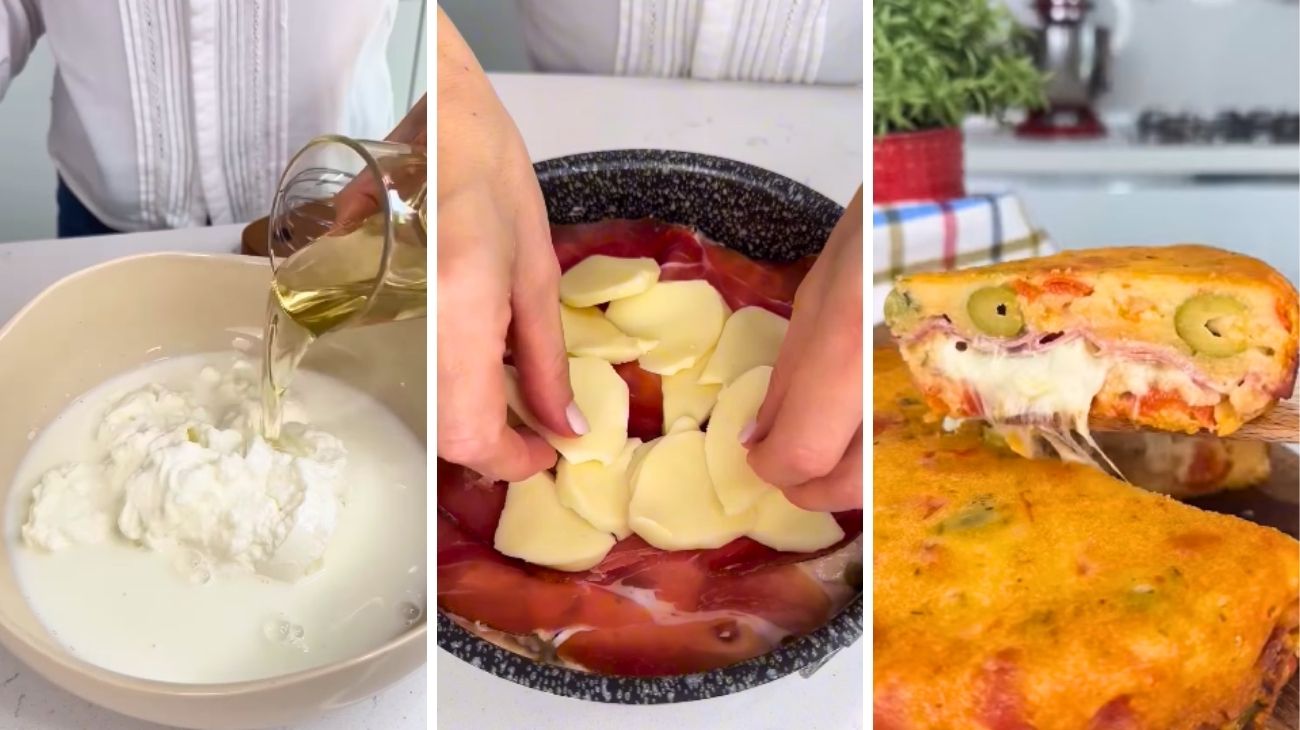 Torta salata senza uova