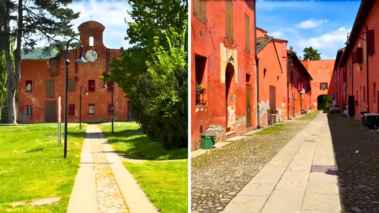 bologna borgo muri rossi