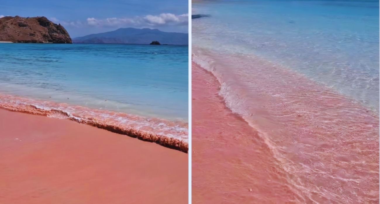 spiaggia rosa