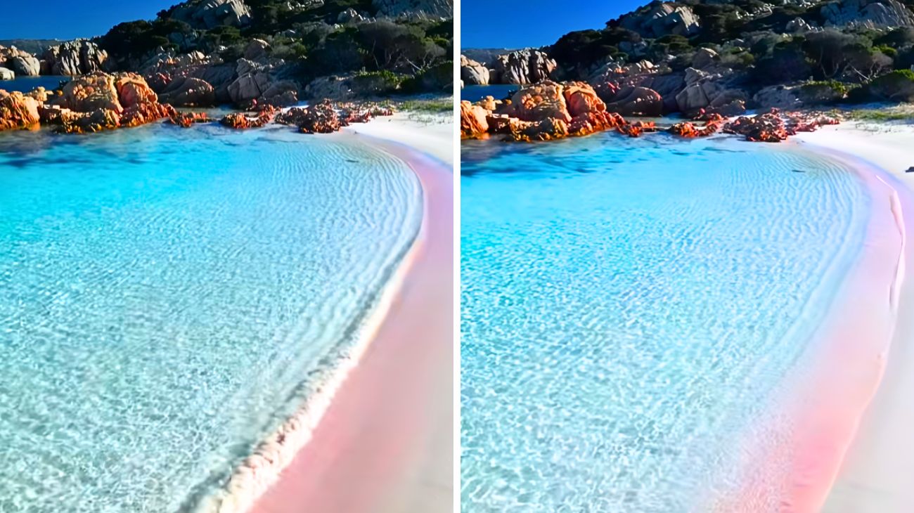 spiaggia rosa
