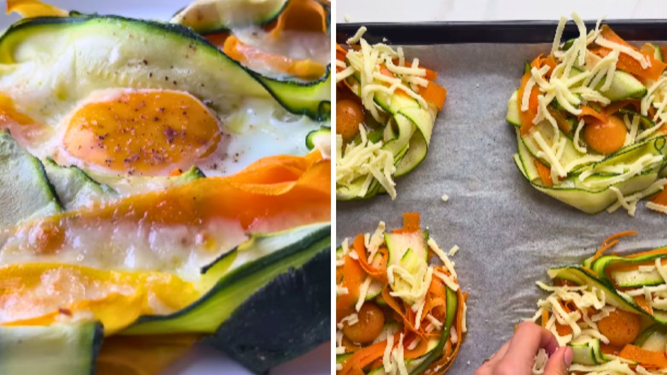 Nidi di uova e verdura, profilo Una famiglia in cucina