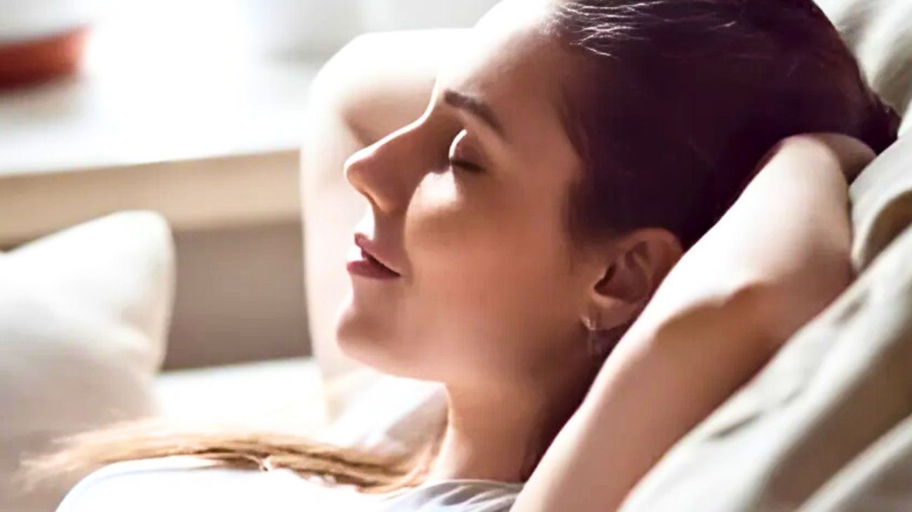 Occhi chiusi per concentrarsi