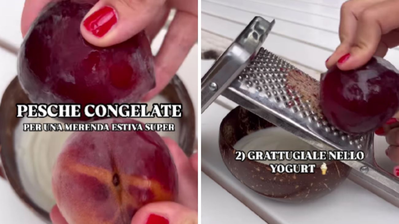 Social Cucina e delizia, merenda pesche