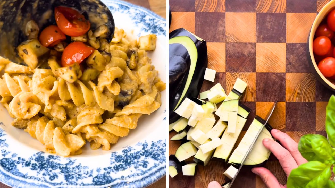 Social Una famiglia in cucina, pasta estiva da fare