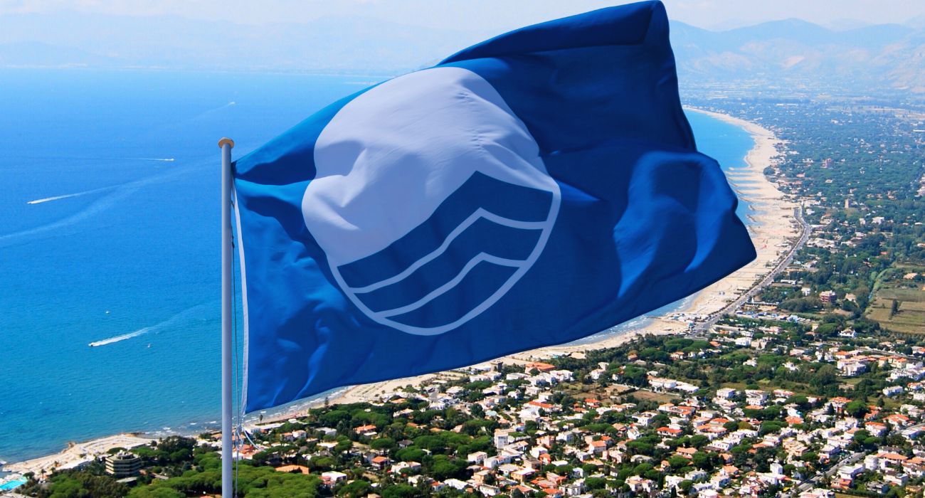 lazio spiaggia bandiera blu