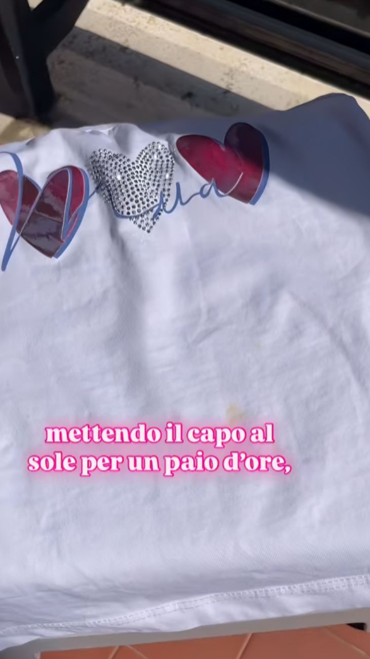 macchia sugo maglia