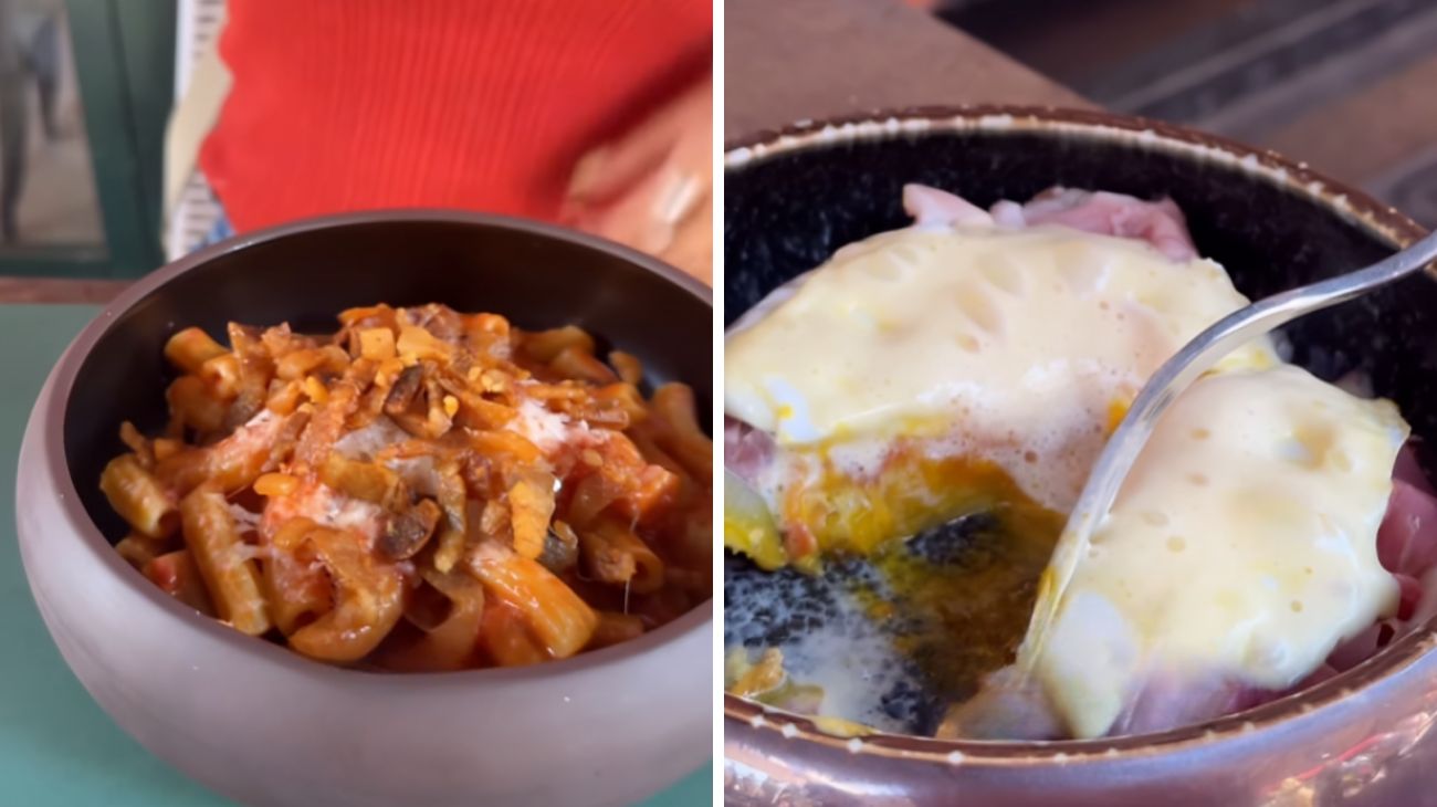 i piatti nel ristorante