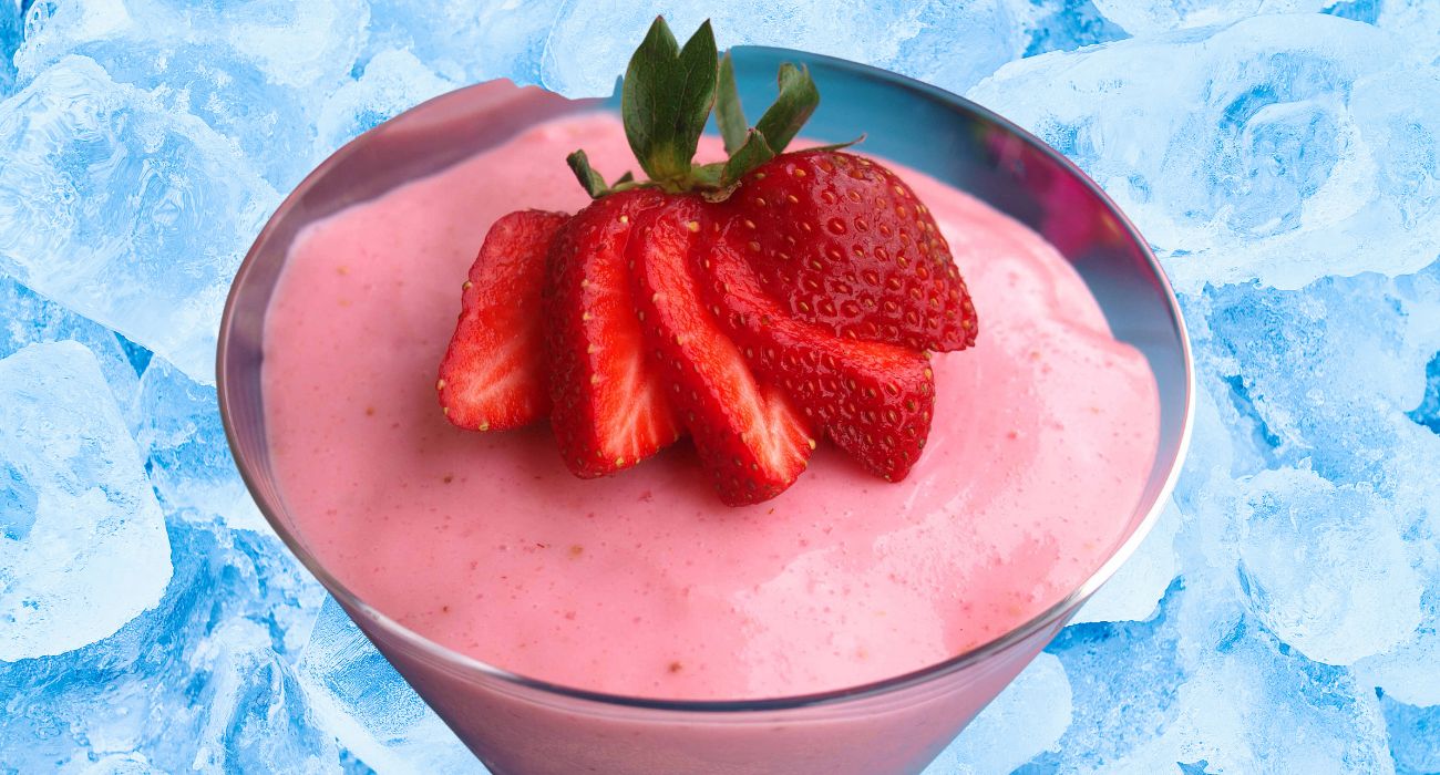 Mousse di frutta ghiacciata