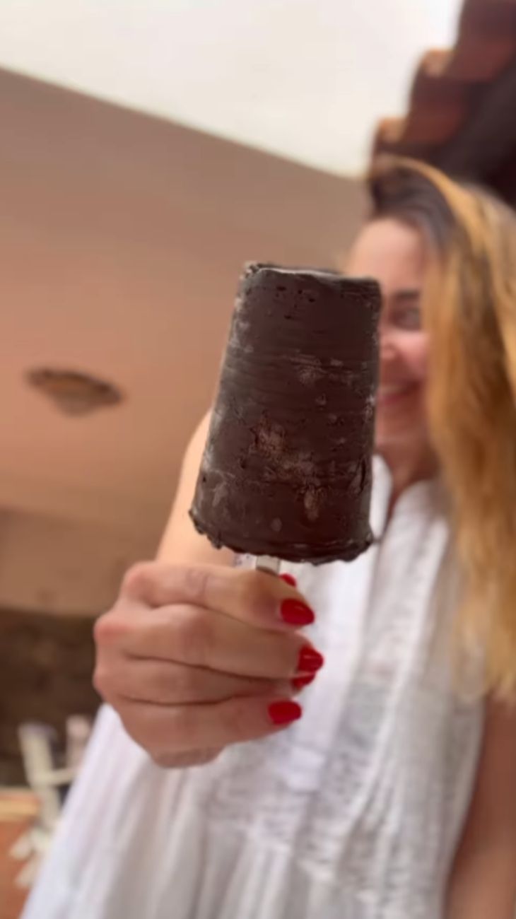 gelato in bicchiere