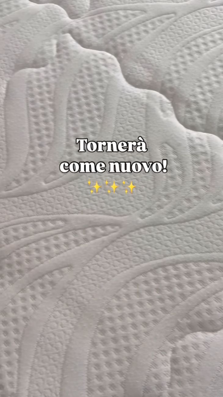 materasso pulizia