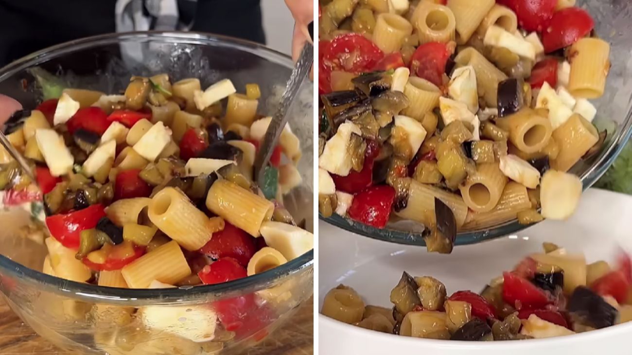 pasta fredda parmigiana