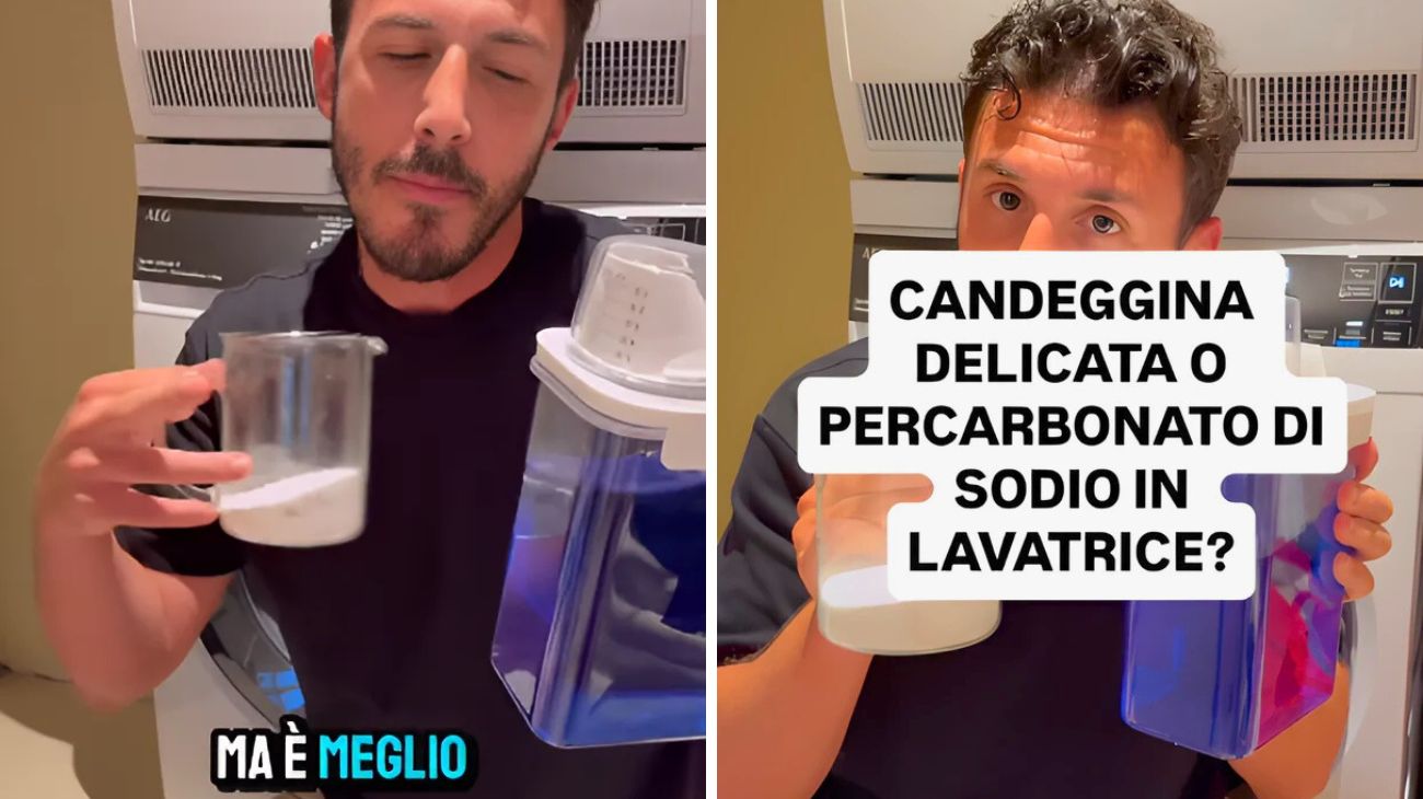 Candeggina delicata percarbonato lavatrice