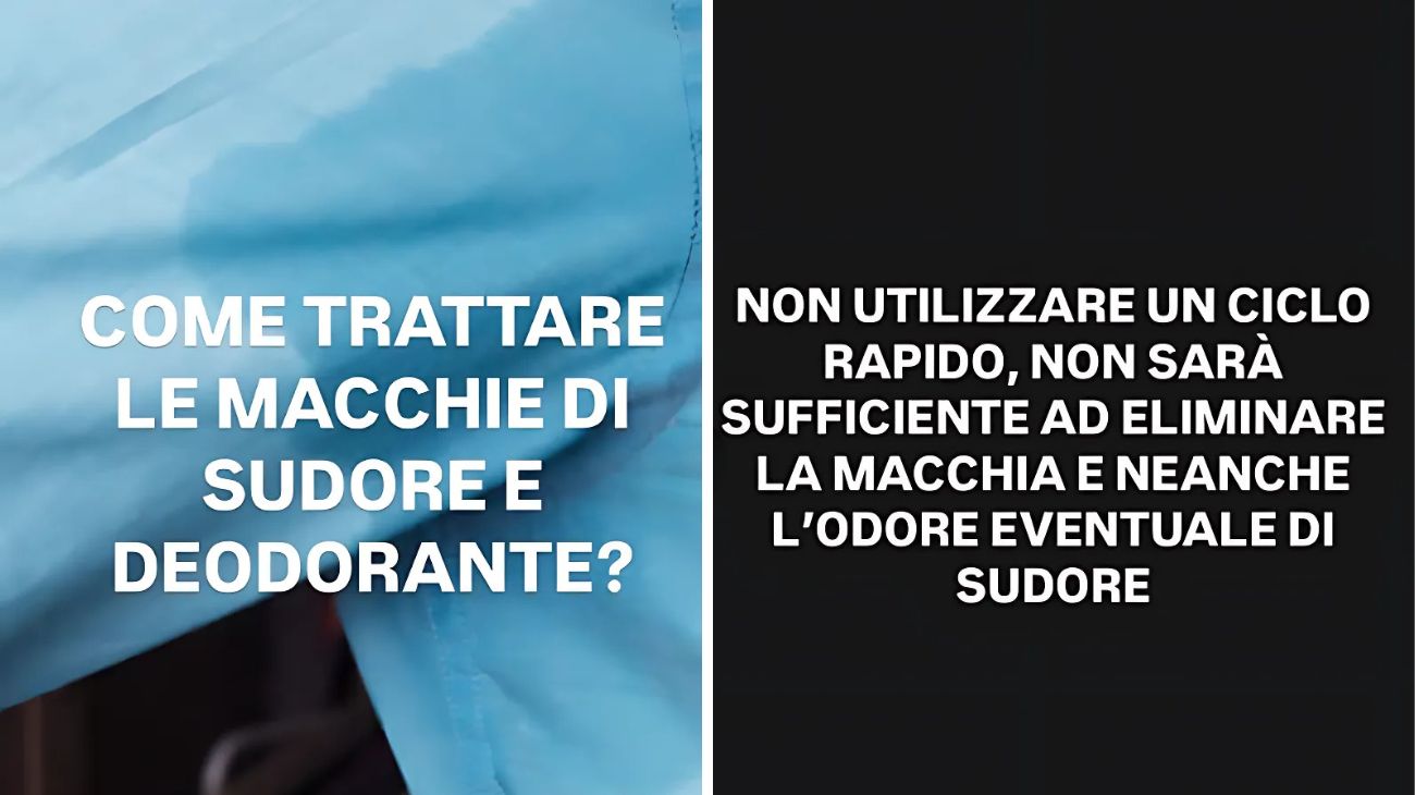 Macchie di sudore