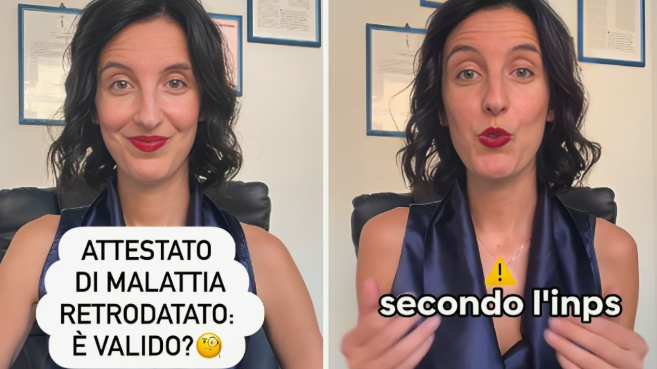 Certificato malattia retrodatato