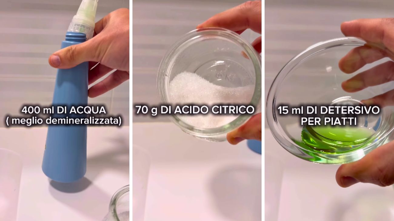 Doccia calcare vetro