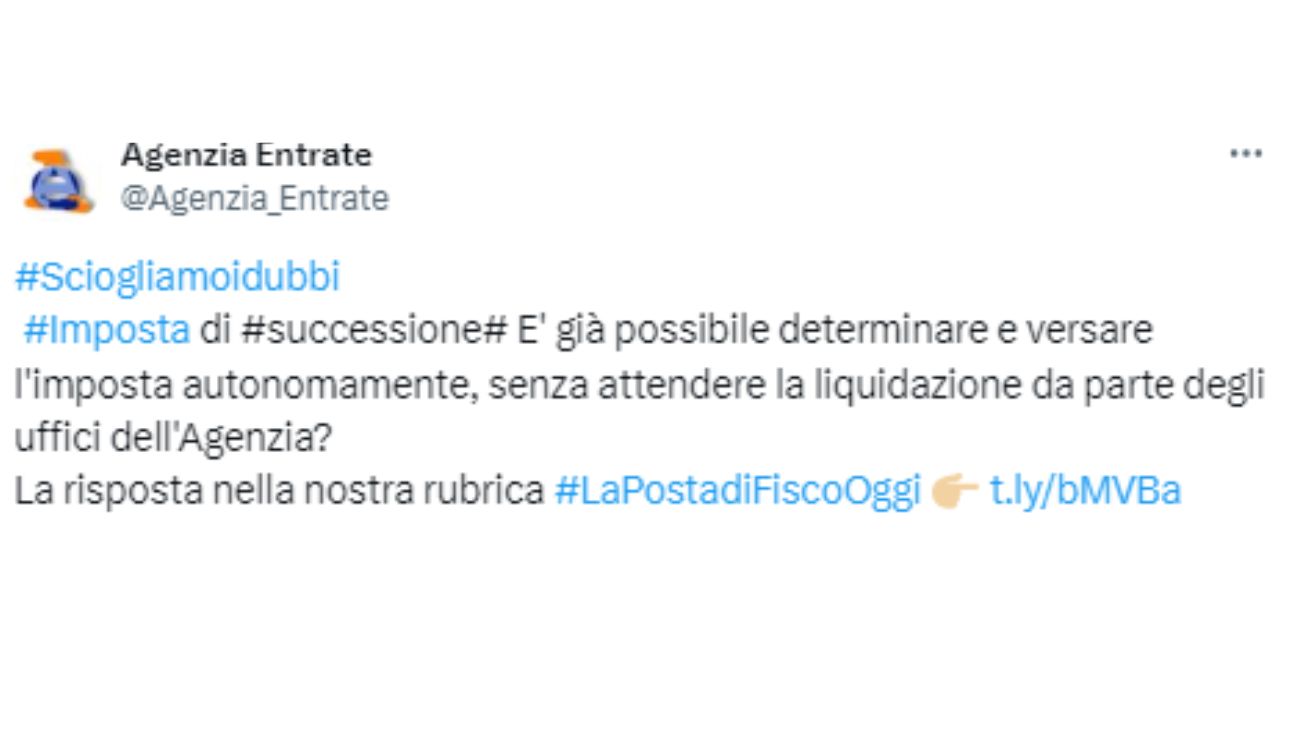 Imposta di successione
