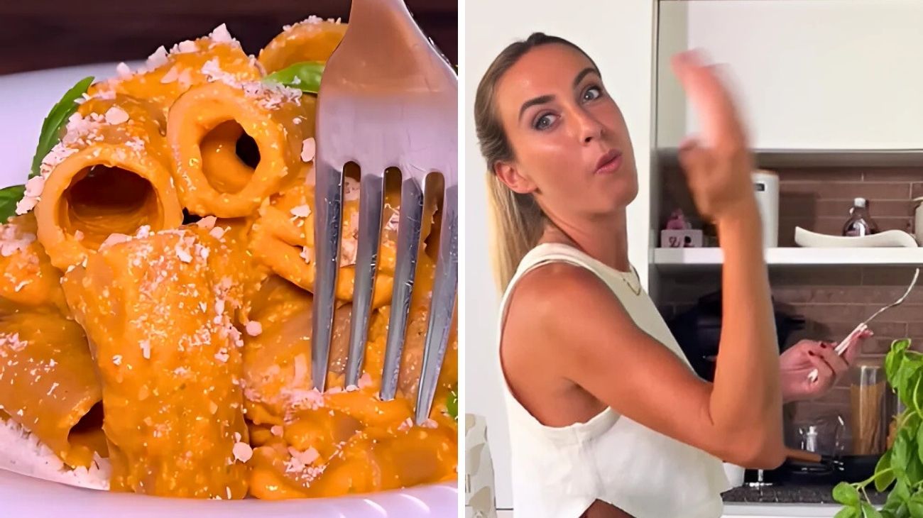 Mezze maniche al pesto