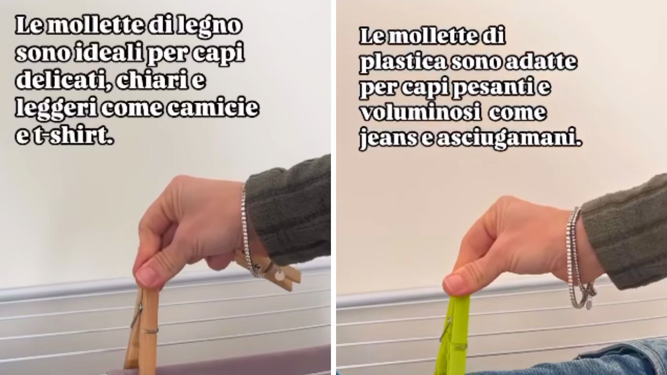 Mollette legno plastica