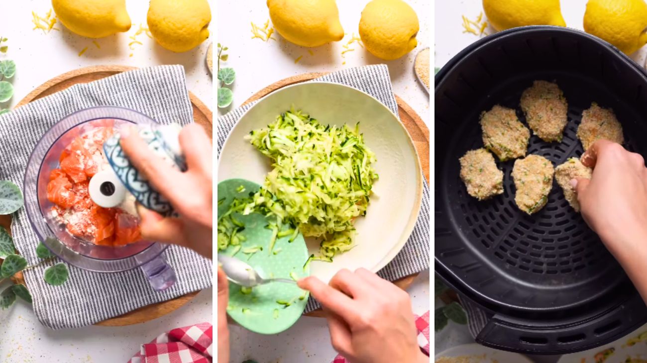Nuggets salmone zucchine