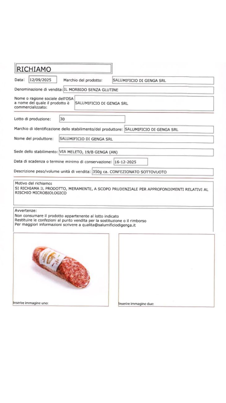 Salame e spezie richiami