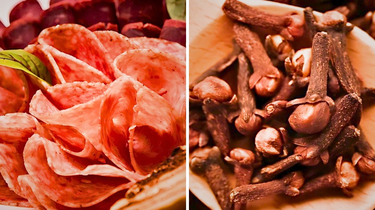 Salame e spezie richiami