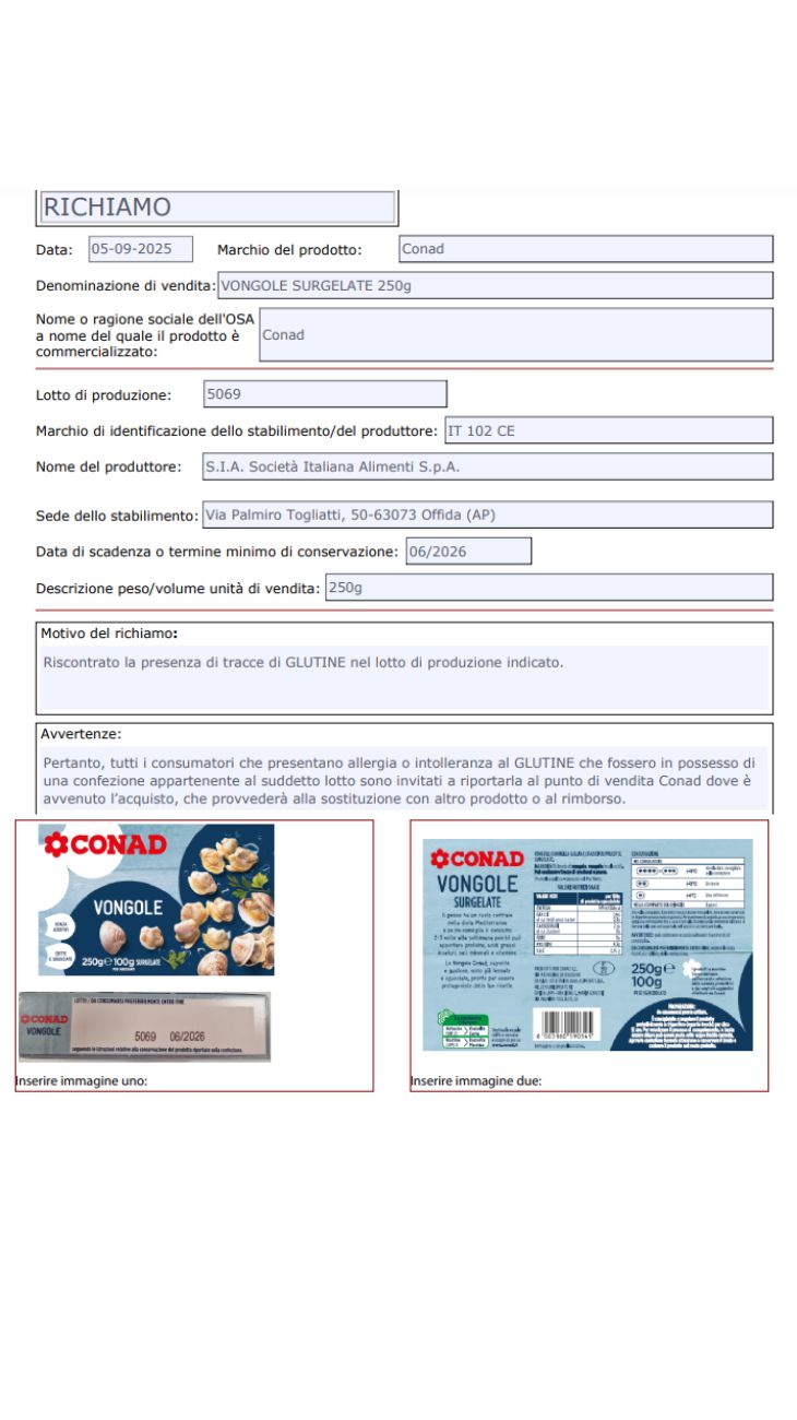 Vongole richiamo
