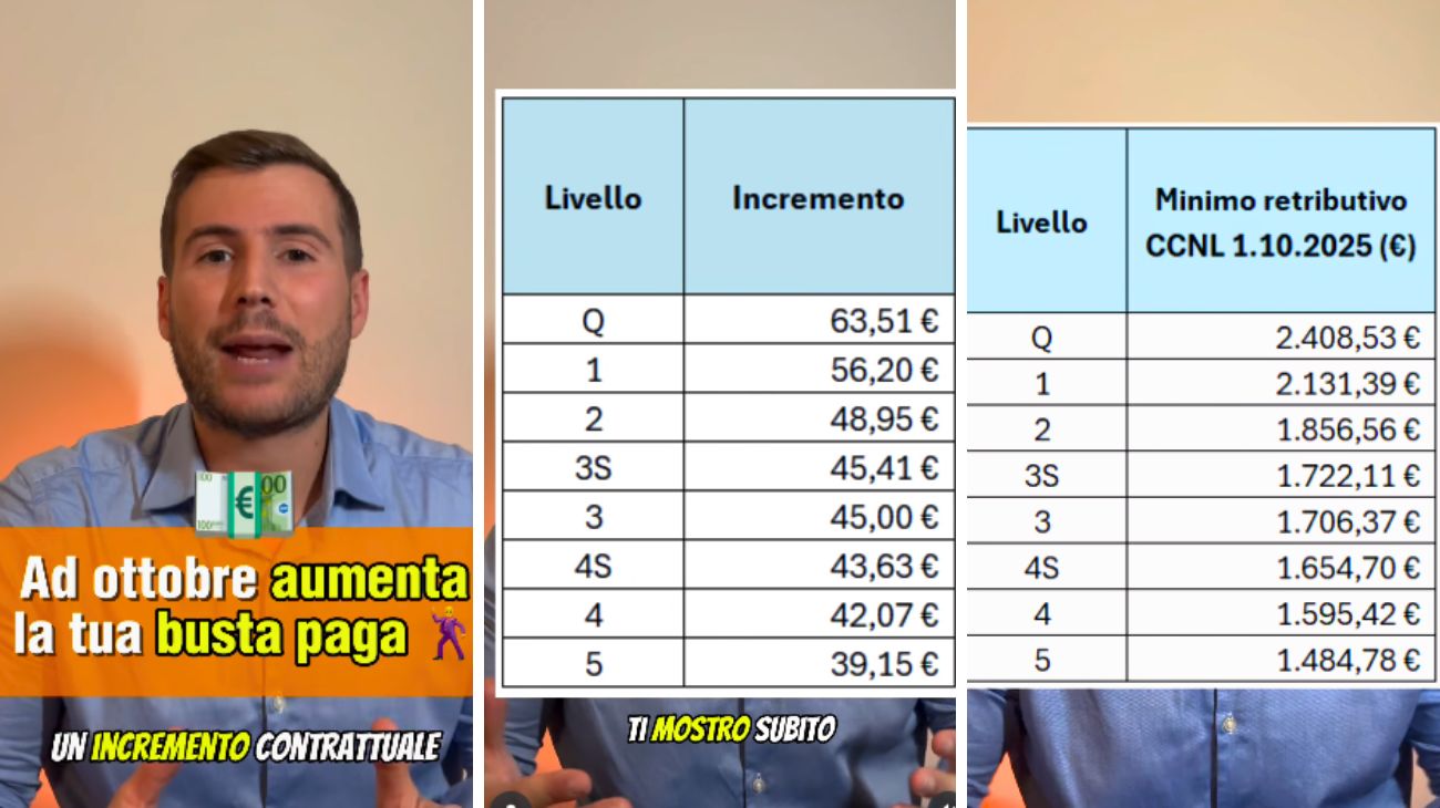 Busta paga ottobre