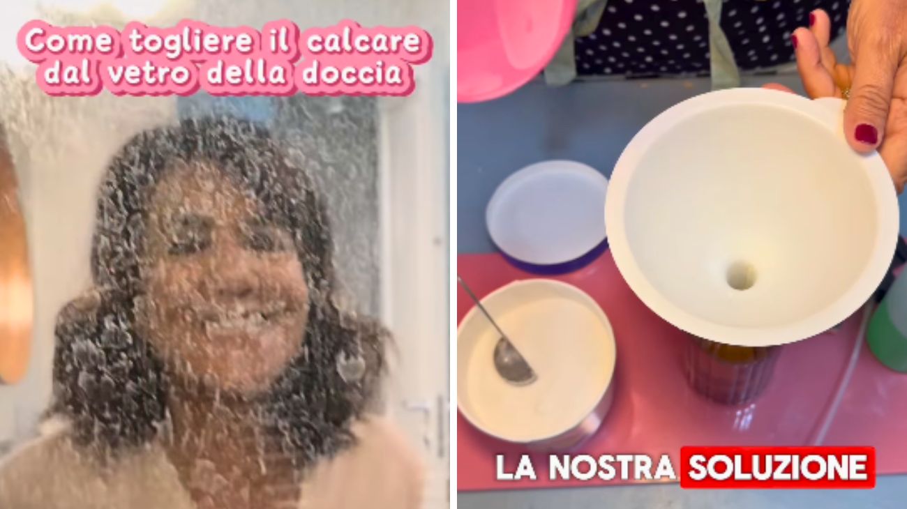 Calcare vetro doccia