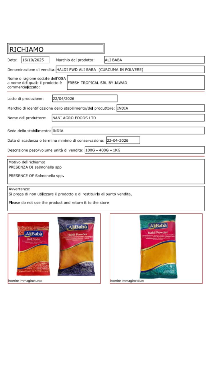 Curcuma salmonella