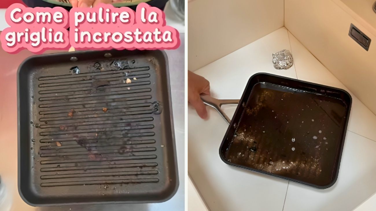 Griglia incrostata