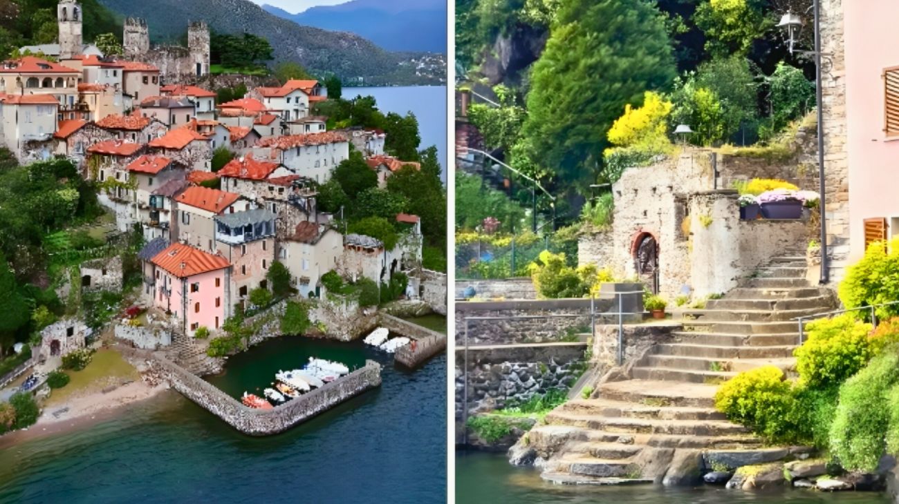Lago di Como borgo
