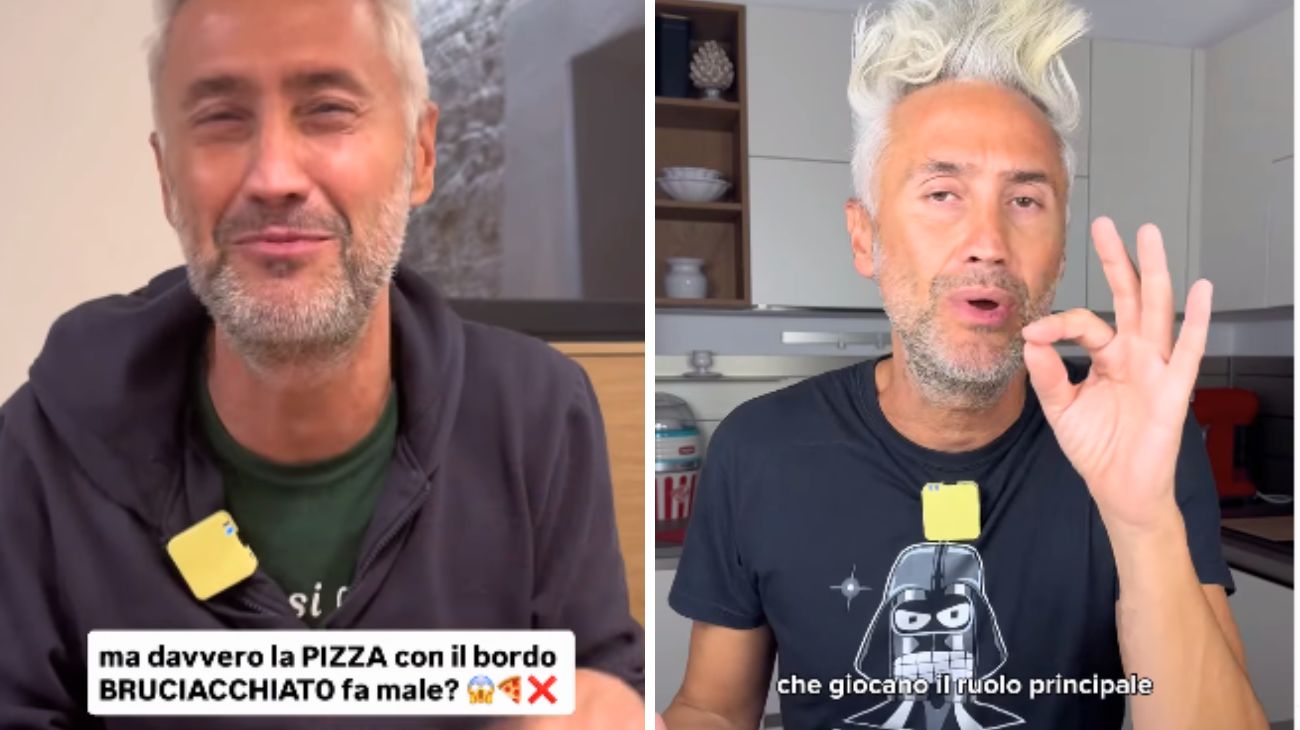 Pizza bordo bruciacchiato