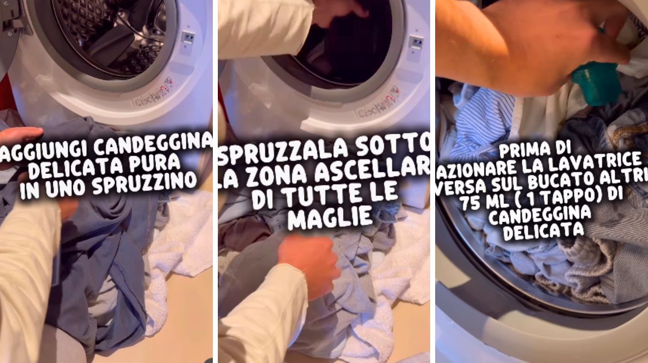 Puzza di sudore magliette