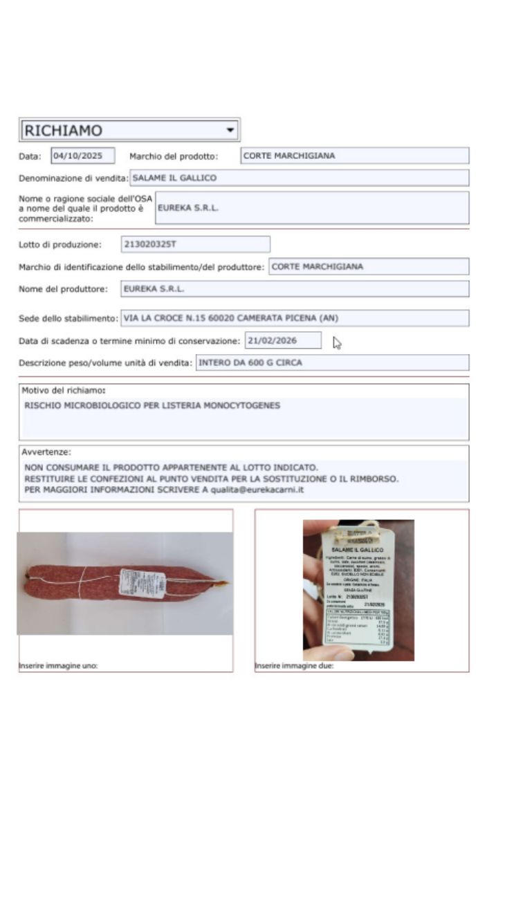 Salame e hamburger