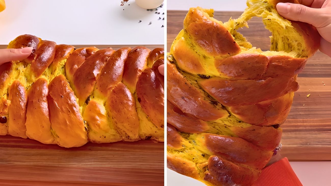 Treccia zucca cioccolato Halloween
